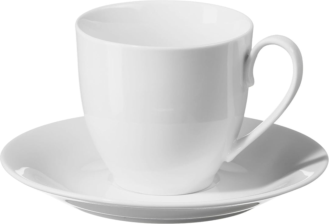 METRO Professional Kaffeetasse Fine Dining, Porzellan, 200 ml, wei§, 6 StŸck