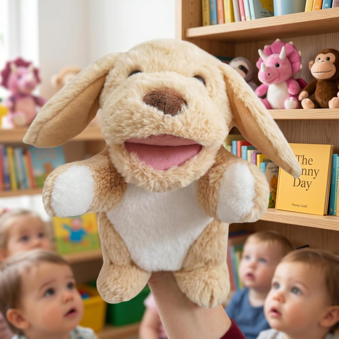 2026 Tierhandpuppen für Kinder,Kleinkind enthält Wolf,Tiger,Löwe,AFFE und bewegliche offene Münder,p
