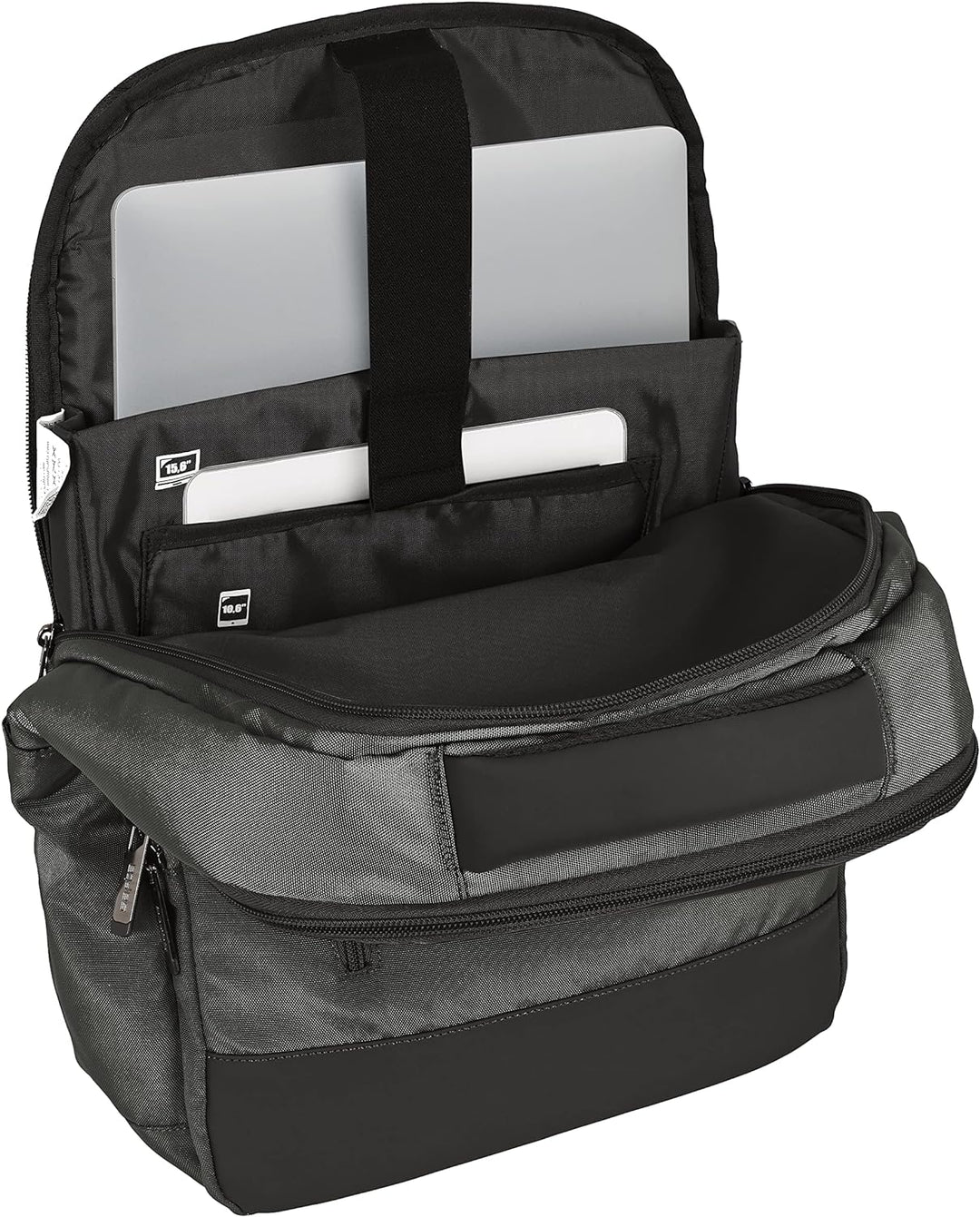 safta Unisex Kinder Tragbarer Rucksack 15,6 Zoll + Tablet + USB Business Grey 29 x 44 x 15 cm, bunt,