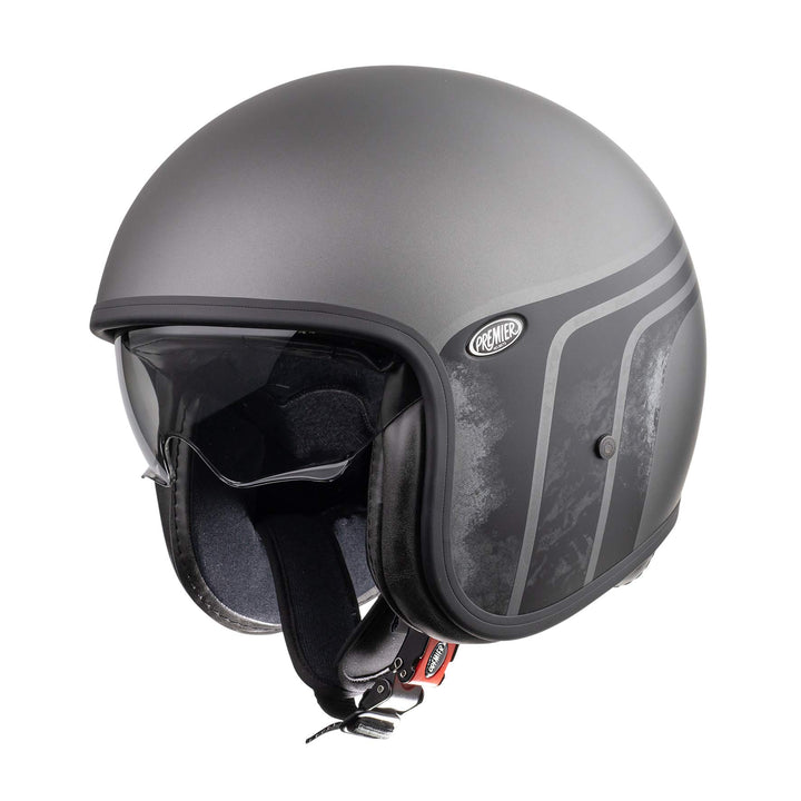 Premier Unisex Vintage Evo Btr17 Bm Helmet XS METALL GRAU / SCHWARZ, XS METALL GRAU / SCHWARZ