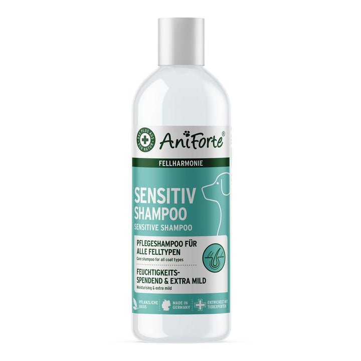 AniForte Fellharmonie Hundeshampoo Sensitiv mit Aloe Vera 200ml – Für leicht kämmbares Fell & Vitale
