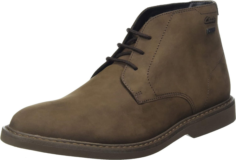 Clarks Herren AtticusLTHiGTX Chukka Boot 40 EU Dark Brown Nub, 40 EU Dark Brown Nub