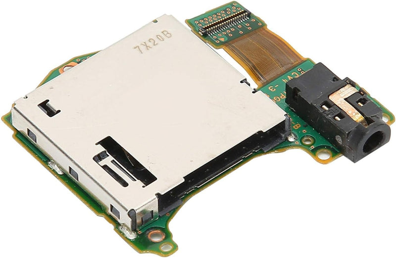 Spielkartenleser Cartridge Slot Module,Ersatzkartenleser Board Slot Tray Kopfhörerlochanschluss,Game