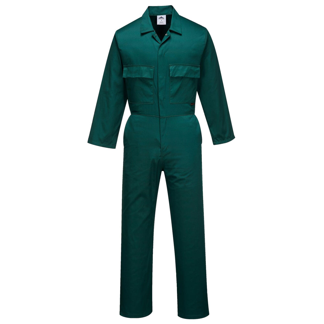 Portwest Euro-Arbeitsoverall aus Polyester-Baumwolle, Grösse: S, Farbe: Flasche grün, S999BGRS Bottl