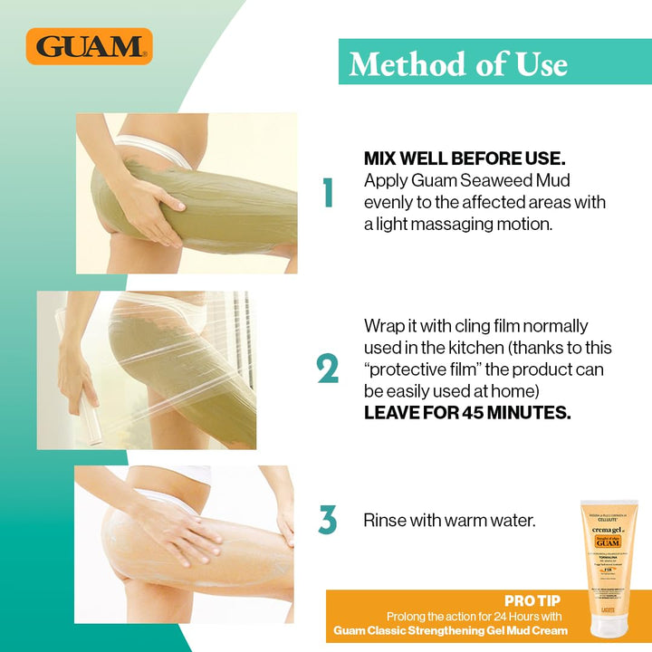Guam, Algenfango für Hartnäckige Cellulite, gegen Cellulite und freie Radikale, Aktive Wärmewirkung
