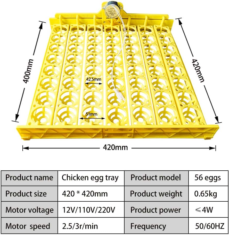 Huatuo Automatische Eierablage mit 220V-Motoren für 56 Inkubator 56 + 220v motor, 56 + 220v motor