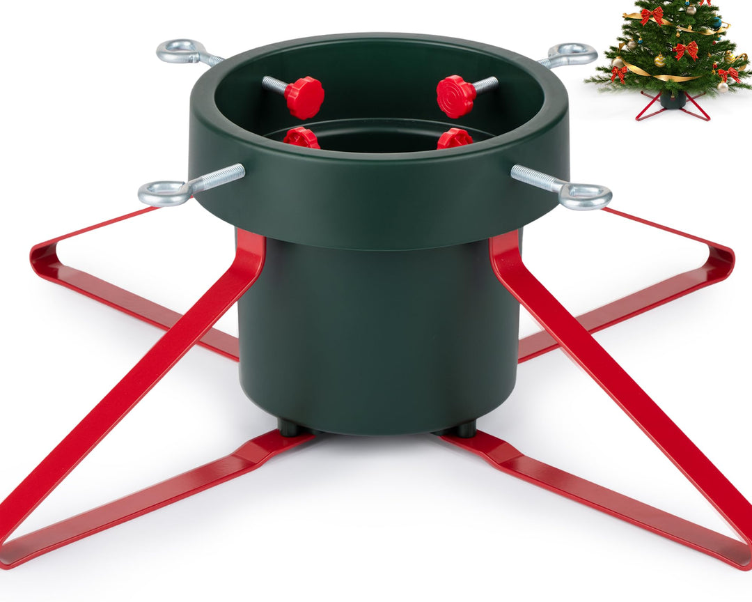PUDO Christbaumständer Weihnachtsbaumständer Tannenbaumständer mit Wassertank: Baumständer Weihnacht