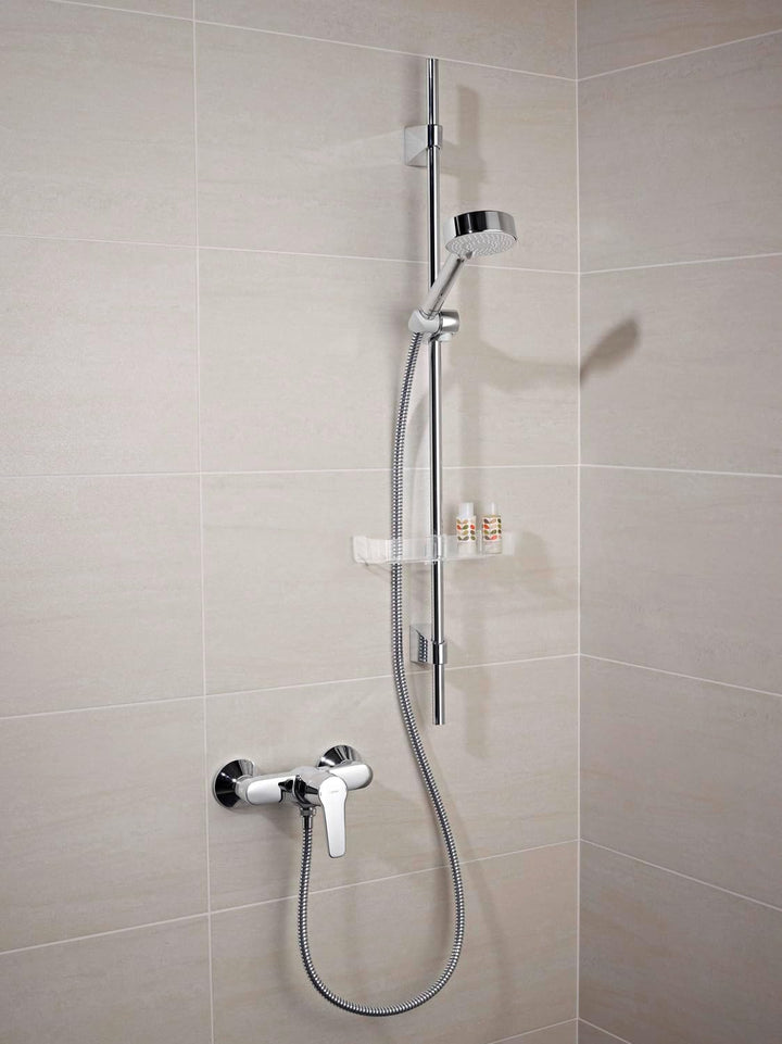 Hansa 51450163 Badewanne/Brause Mischbatterie für Wandaufbau HANSAPINTO | Armaturenkörper aus entzin