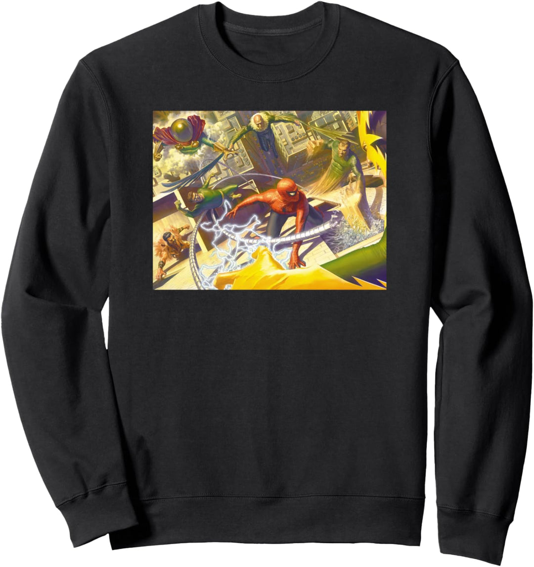 Marvel Amazing Spider-Man Mysterio Kraven Electro Sandman Sweatshirt