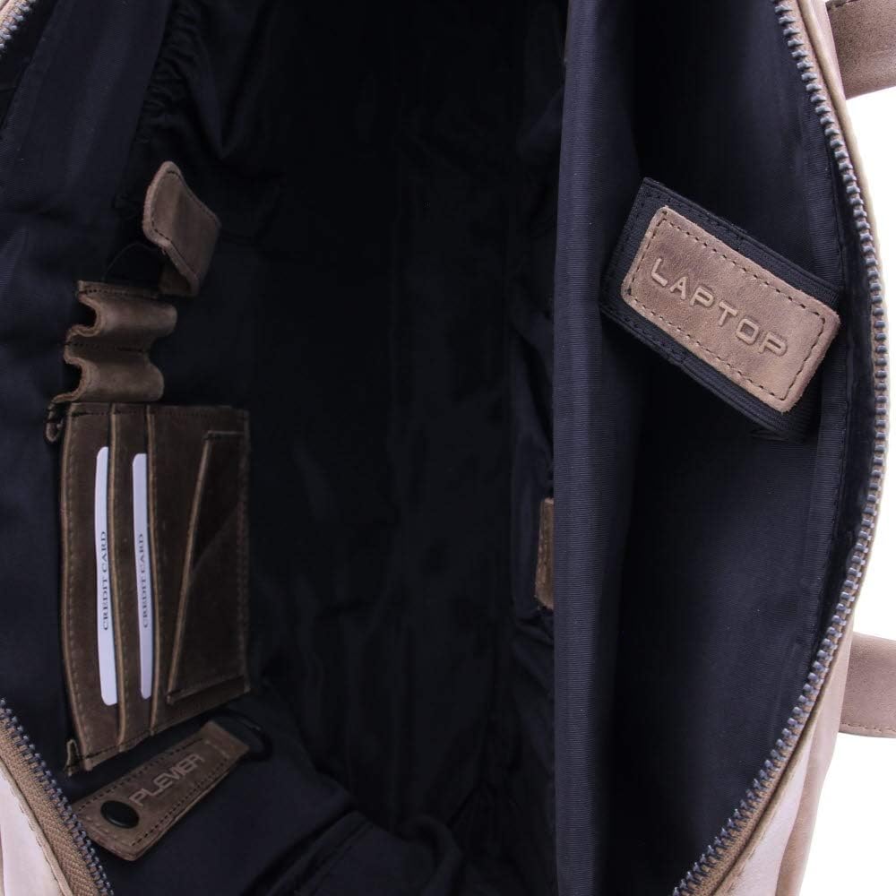 Plevier Pure Laptoptasche 43 cm Taupe, Taupe