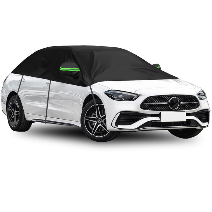 Auto Halbgarage Wasserdicht Universal Halbgarage Autoabdeckung, Abdeckplane Auto All Weather, Wasser