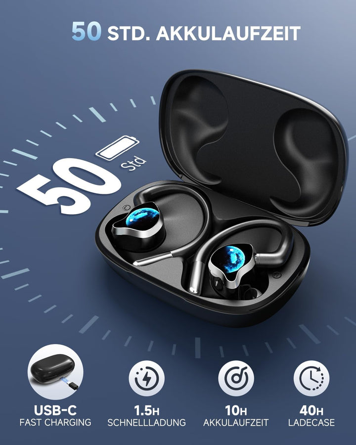 NE81 Dual-Mode In Ear Kopfhörer Kabellos Bluetooth 6.0 + Kabelgebunden mit Type-C, Soundkarte mit 6