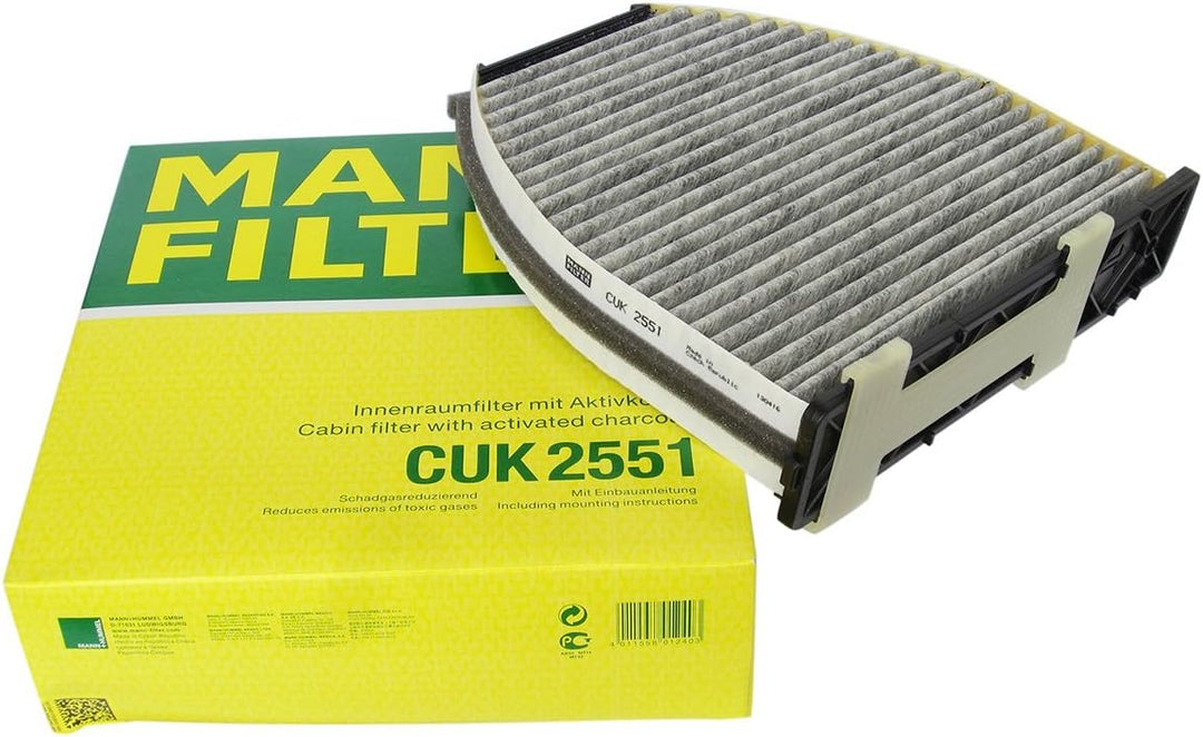 MANN-FILTER CUK2551 Filter, Innenraumluft
