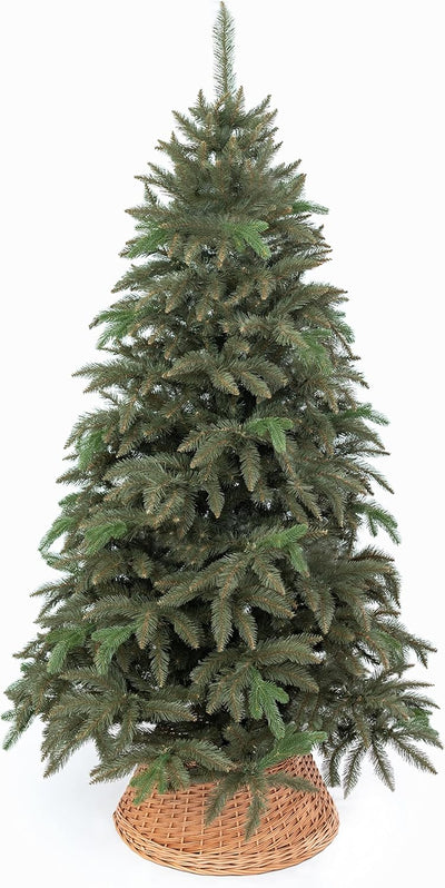 BOGATECO Weidenkorb für den Weihnachtsbaum 60cm Durchmesser | Weihnachtsbaum Rock aus Weide | Weihna