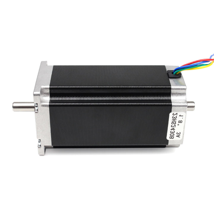 RATTMMOTOR Nema 23 Schrittmotor Doppelwelle 57 Stepper Motor 2.8Nm (425oz.in) 3A 1.8 Grad 4 Anschlus