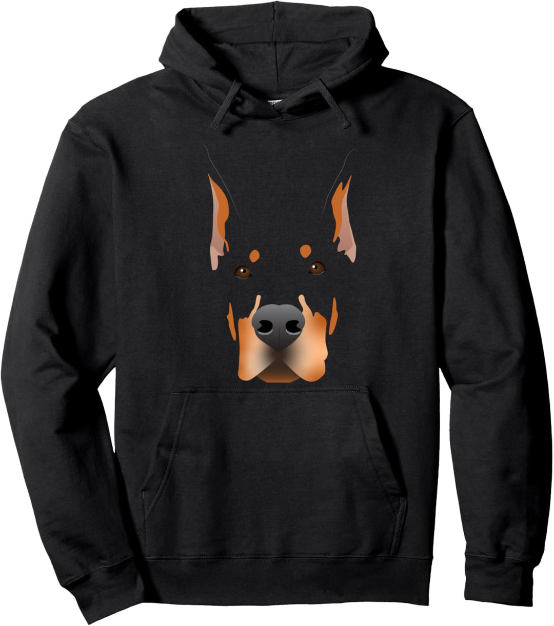 Dobermann Hund Pullover Hoodie