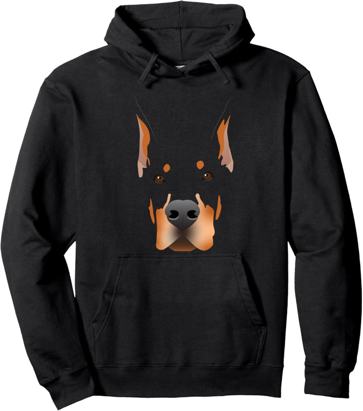 Dobermann Hund Pullover Hoodie
