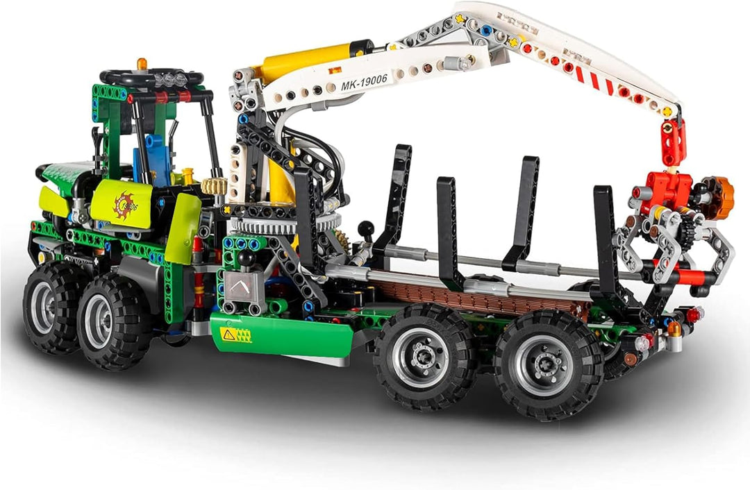 Mould King 19006 Technologie Fernbedienung Pneumatic Forest Machine Bausteine, 938PCS dynamische Ver