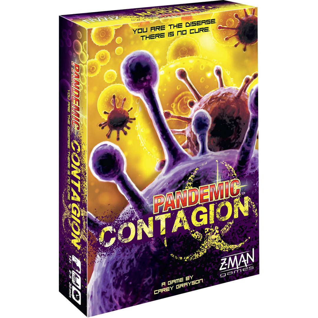 Z-Man Games , Pandemic Contagion, Board Game, Ages 14+, for 2 to 4 Players, 40 Minutes Playing Time