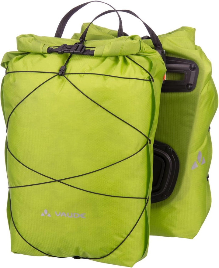 VAUDE Hinterradtaschen Aqua Back Light, Ultraleichte Hinterradtasche zum Radfahren, Black, one Size,