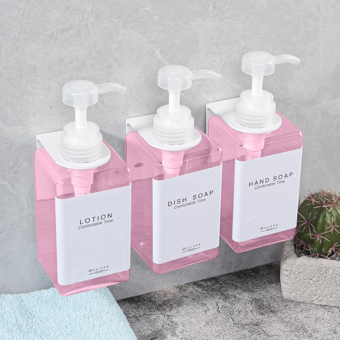 Nachfüllbare Shampoo- und Conditioner-Flaschen für Duschwand, Shampoo- und Conditioner-Spender mit P