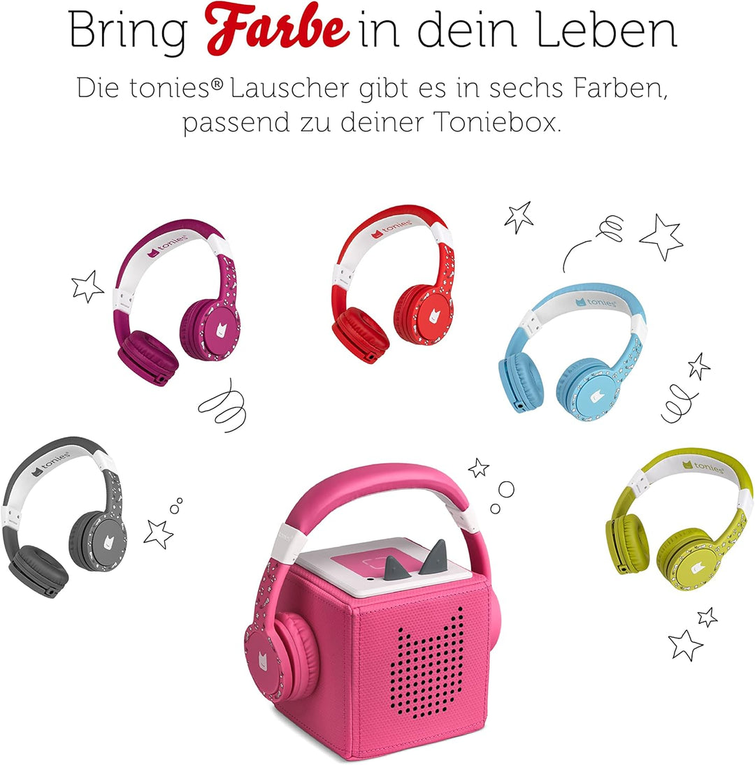 tonies-Lauscher – verstellbare &amp; Faltbare Kinder Kopfhörer mit Lautstärkebegrenzung, Over Ear Kopfhö