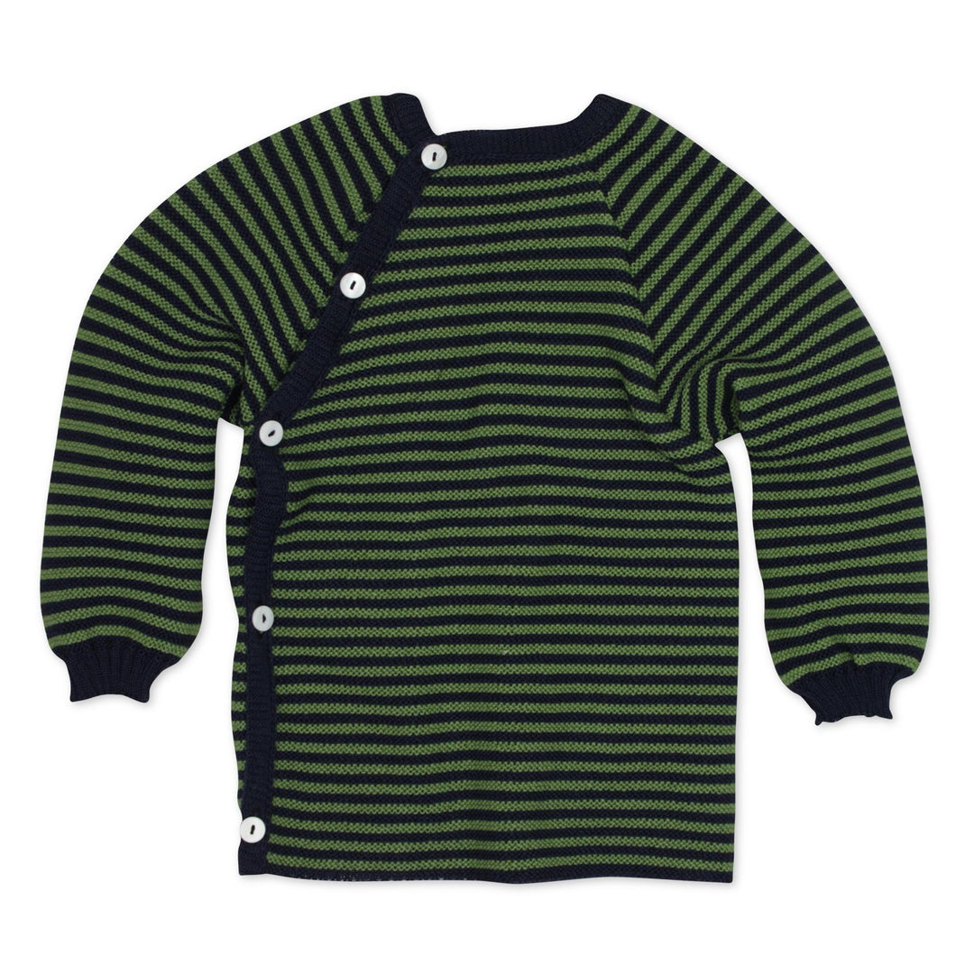 Reiff Reläx 20170 - Schlüttli Uni Bio-Merino-Schurwolle (kbT) natur 50-56 Marine/Apfel, 50-56 Marine