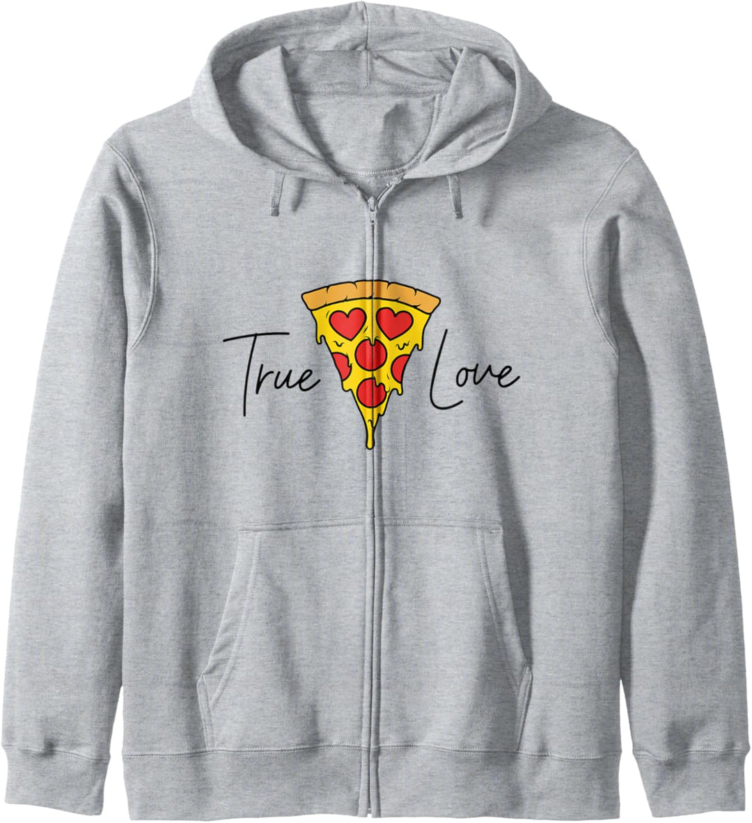 True Love Pizzastück Italienische Küche Pizza Kapuzenjacke