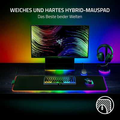 Razer Strider Chroma - Hybrid-Gaming-Mauspad mit Razer Chroma RGB (Hybrid-Mauspad, 19 RGB Beleuchtun