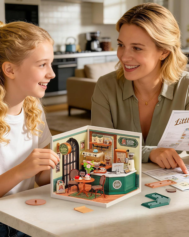 Rolife Super Creator DIY Miniature House Miniatur Haus Bausatz Selber Bauen Deko für Schreibtisch Bü