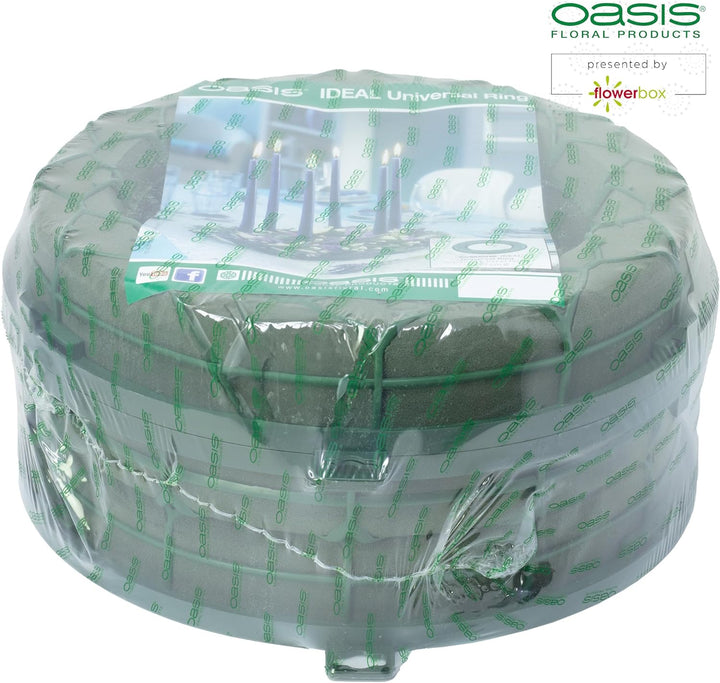 Flowerbox Oasis Steckschaum IDEAL Universal Ring Ø27cm Steckmasse Steckschwamm - 3 Stück