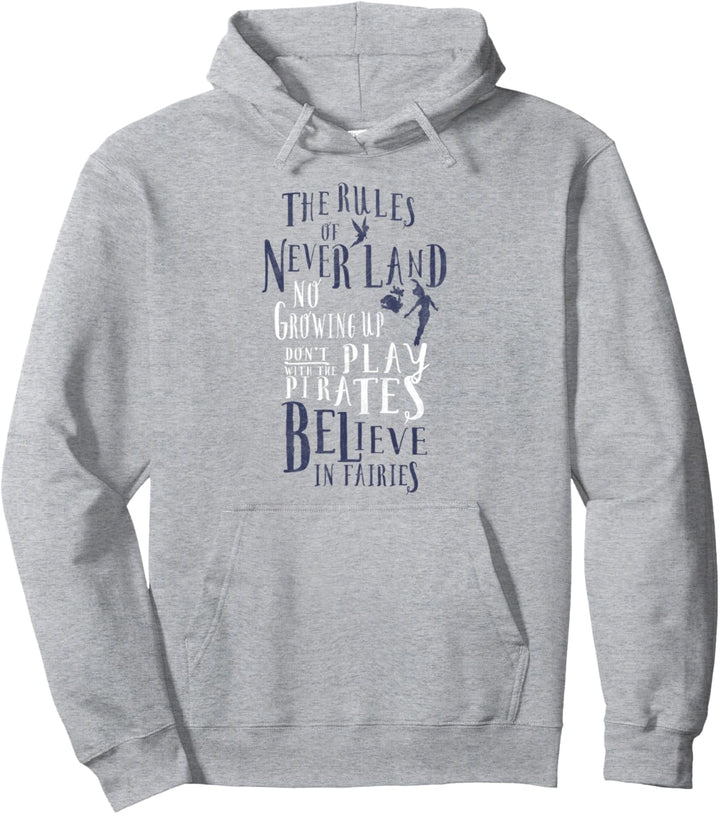Disney Peter Pan The Rules Of Never Land Pullover Hoodie