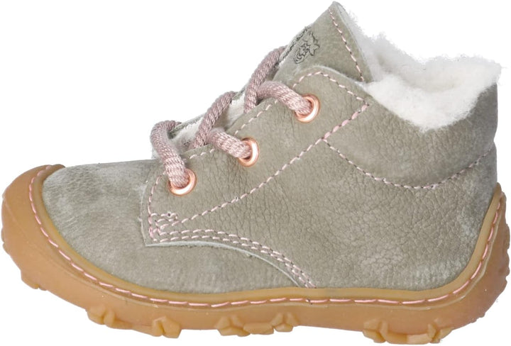 RICOSTA Mädchen und Jungen Lauflernschuhe Colin, WMS:Weit,Barfuss-Schuh 26 EU Weit Grün 520, 26 EU W