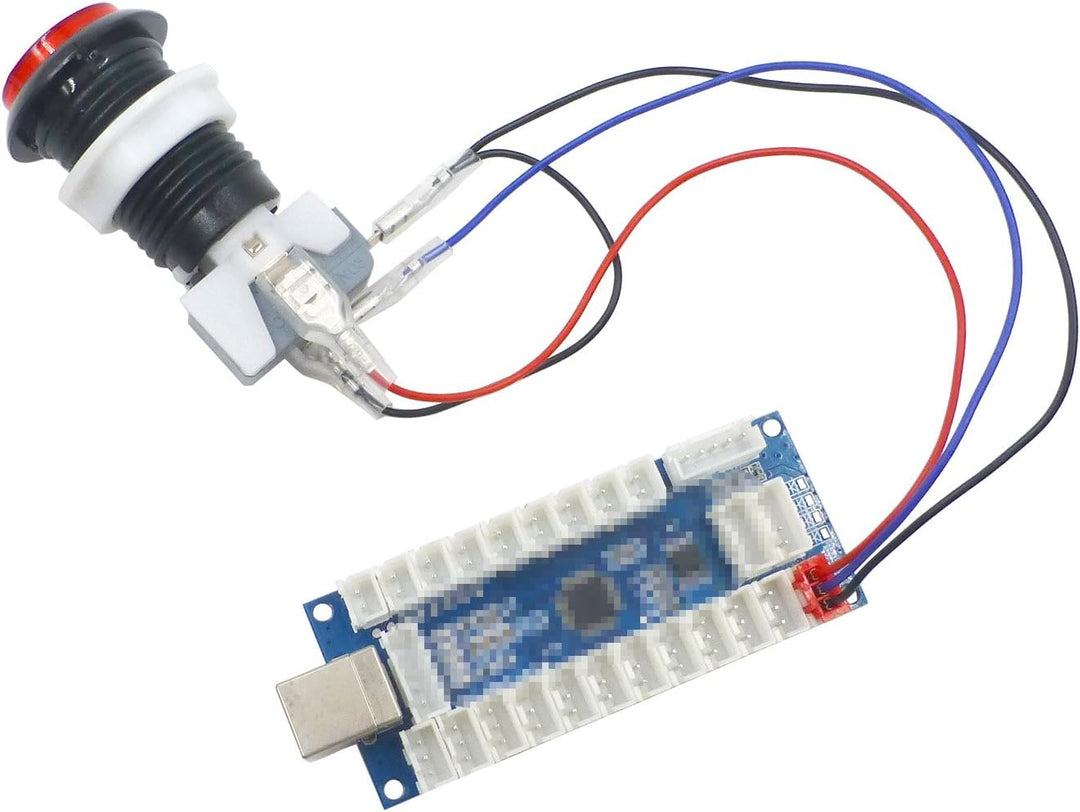 SJJX Zero Delay USB Encoder LED Joystick Kit Arcade DIY Controller For PC Retropie Raspberry Pi MAME