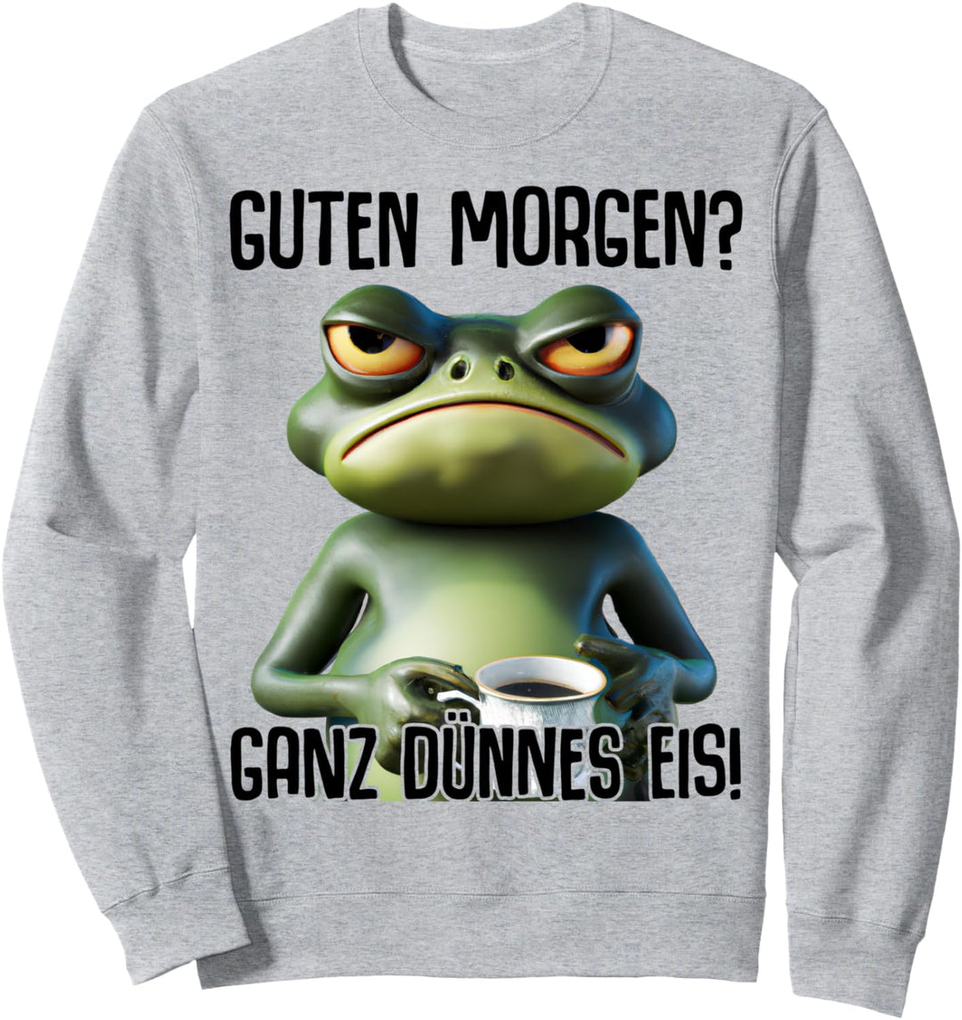 Kaffee Morgenmuffel Mitarbeiter Spruch Lustig Fun Geschenk Sweatshirt