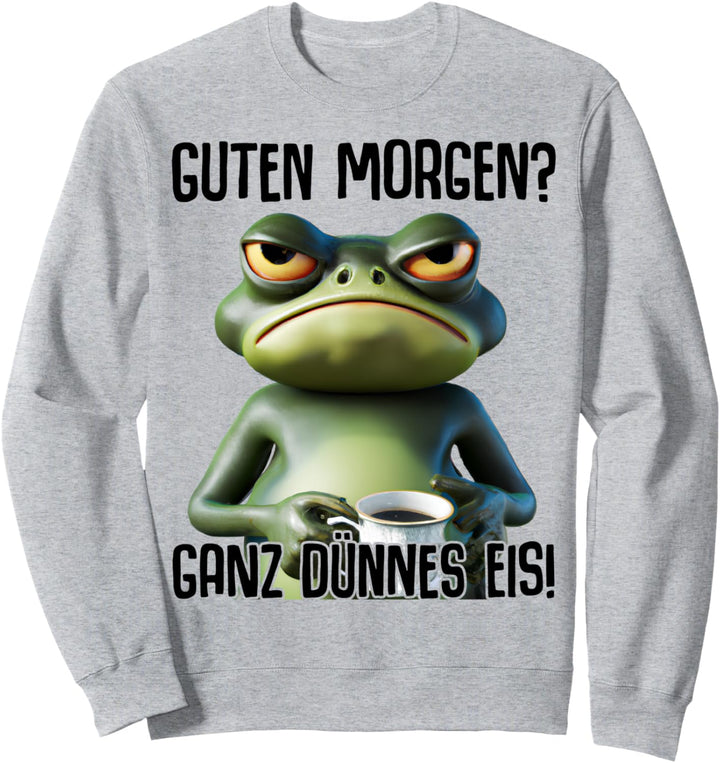 Kaffee Morgenmuffel Mitarbeiter Spruch Lustig Fun Geschenk Sweatshirt