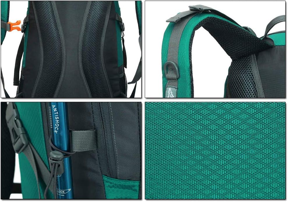 BOZEVON Outdoor Trekkingrucksacke - Reiserucksack Wanderrucksack Sport Radfahren Klettern Rucksack H