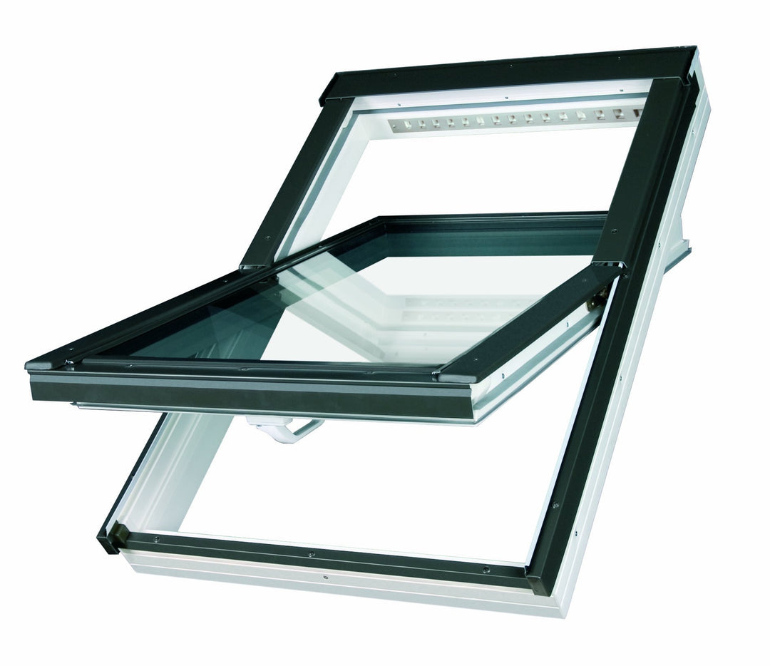 Dachfenster Fakro Schwingfenster 94x160cm Kunststoff mit Dauerlüftung V35 Standardverglasung U3 mit