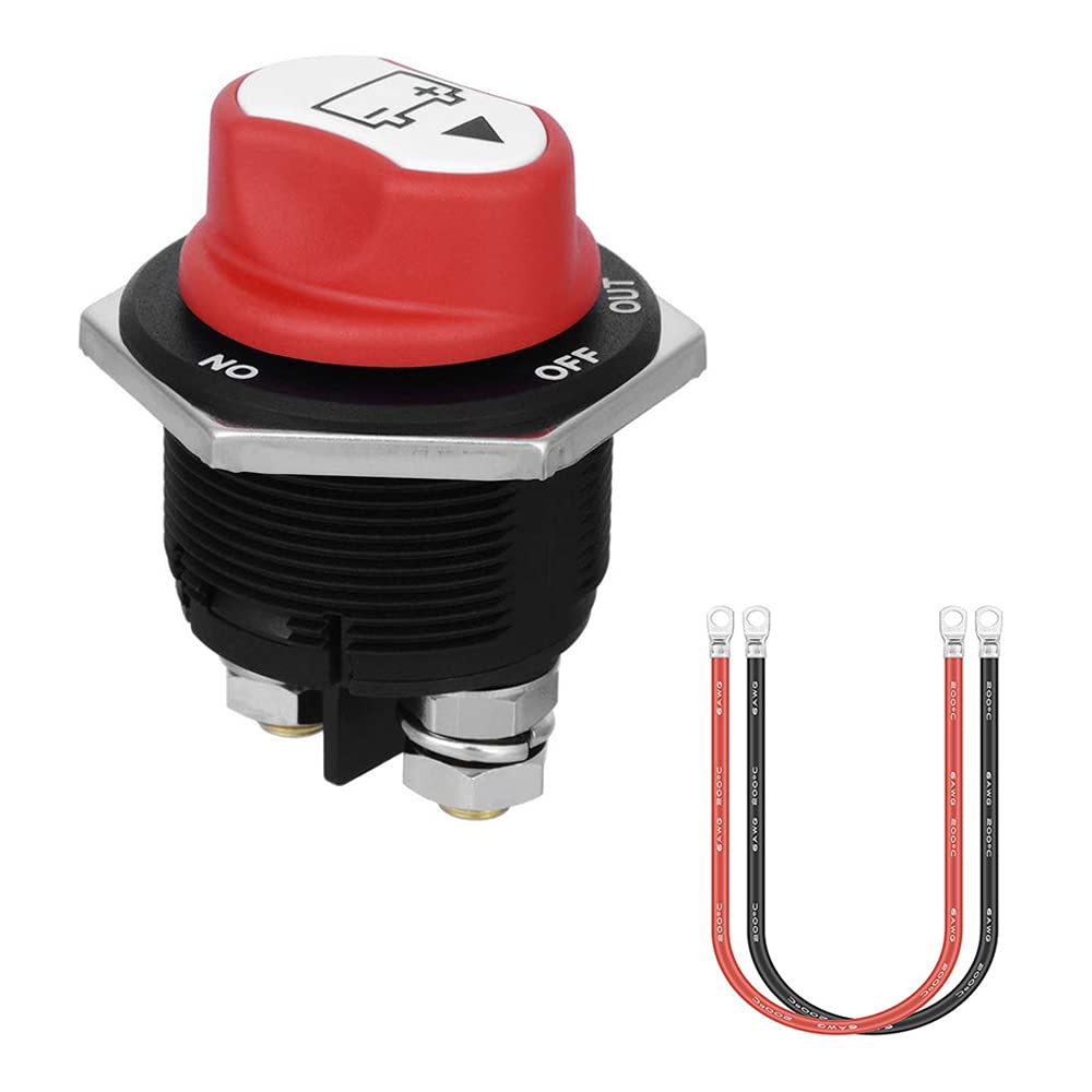 Jtron batterieschalter trennschalter motorrad 200a an-aus Abdeckung abnehmbar batterieschalter 12v m