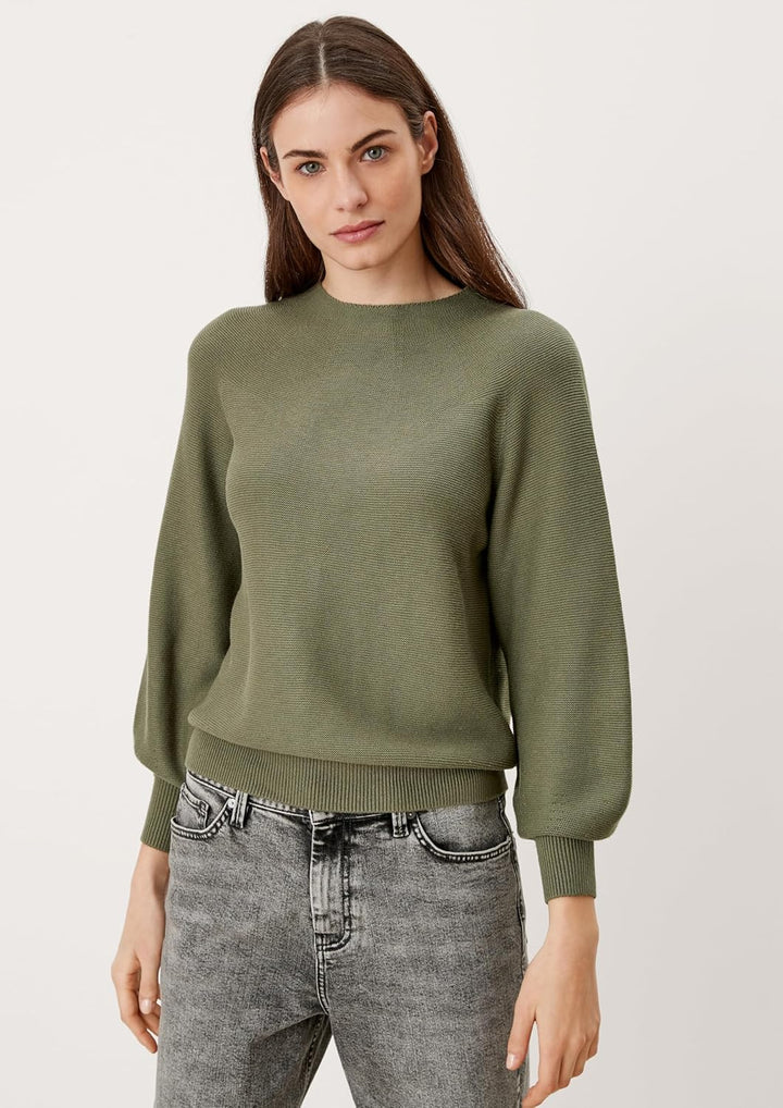 s.Oliver Strickpullover aus Viskosemix 32 Light Khaki, 32 Light Khaki