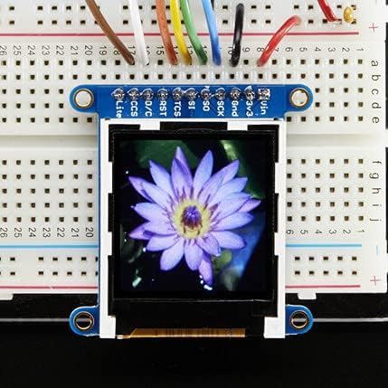 Adafruit Display-Breakout 1.44" Farb-TFT-LCD mit MicroSD-Slot - Bausatz