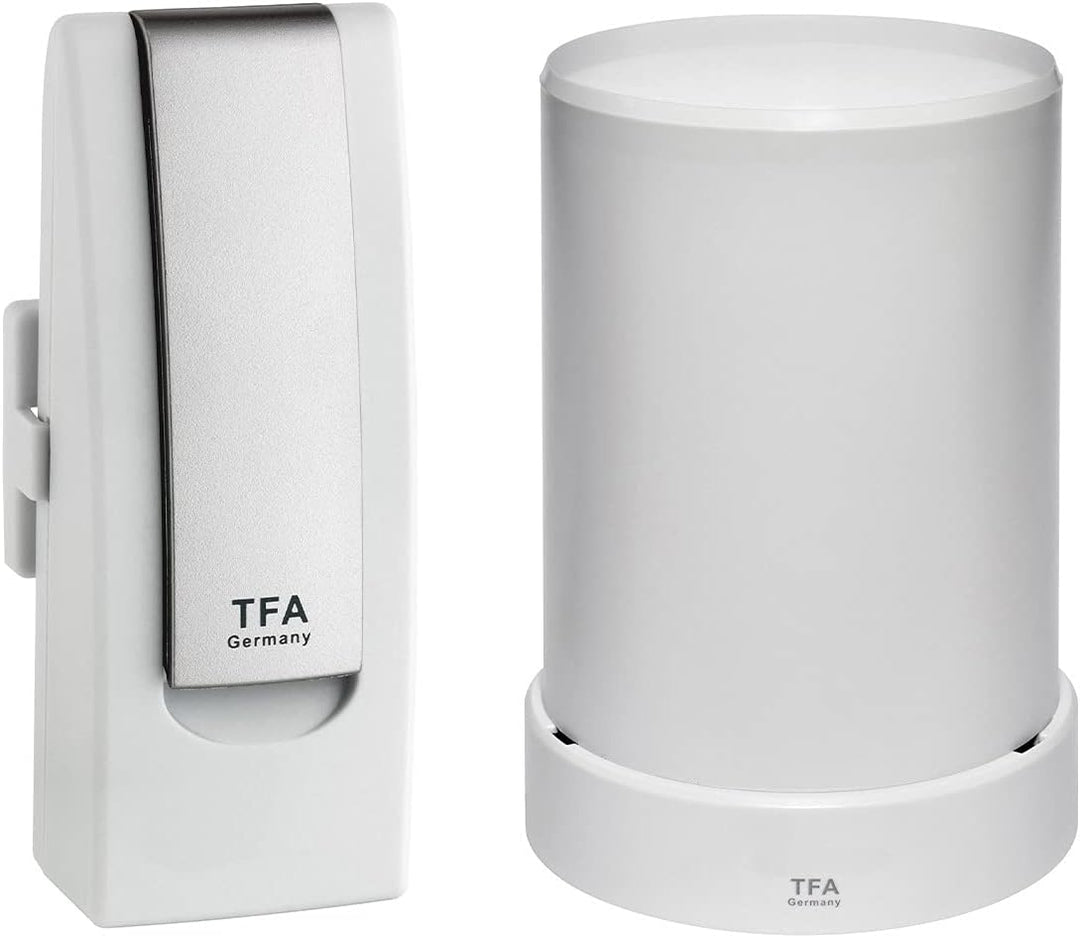 TFA Dostmann Weatherhub Starter-Set, mit Funk-Regenmesser, für SmartHome, gratis Smartphone App, ein