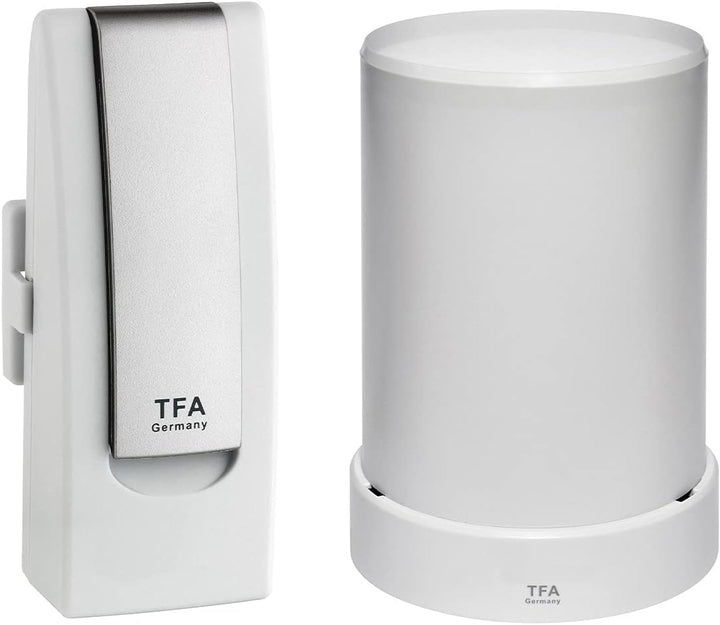 TFA Dostmann Weatherhub Starter-Set, mit Funk-Regenmesser, für SmartHome, gratis Smartphone App, ein