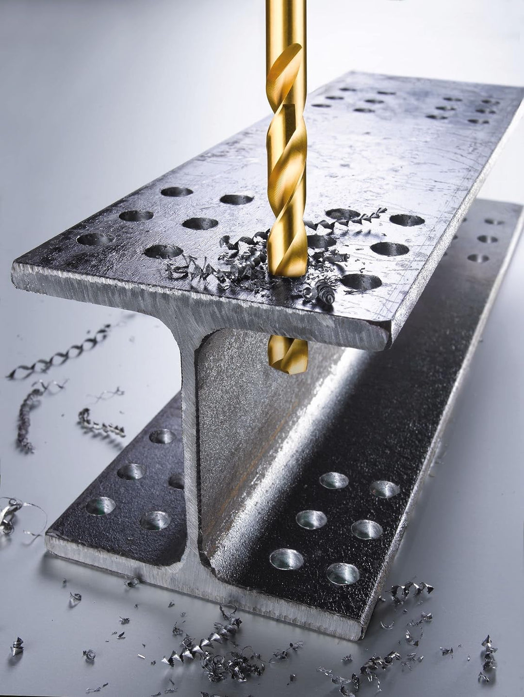 kwb HSS Metallbohrer-Set – Titan Spiralbohrer-Satz in Industrie-Qualität, Werkzeug-Box 19-teilig 19-