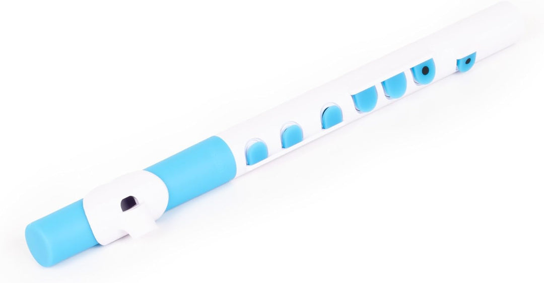 NUVO TooT 2.0, weiss-blau, mit Klappen Einzelbett, Einzelbett