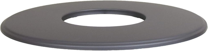 LANZZAS Ofenrohr Wand-Rosette mit 90 mm Rand - für den Durchmesser Ø 120 mm - Farbe: gussgrau - Rauc