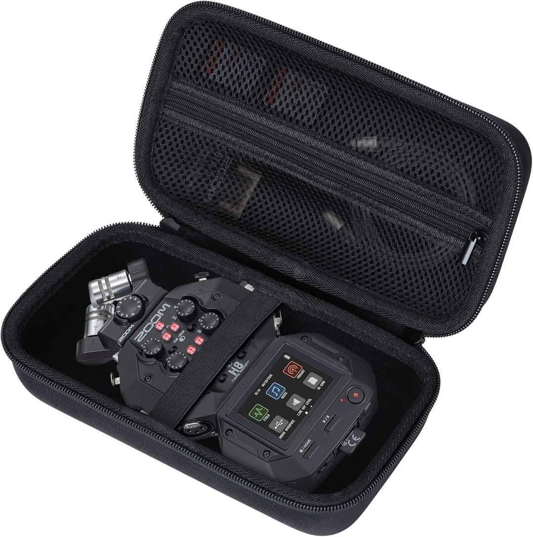 Hart Schutz Hülle Etui Tasche für Zoom H8 12-Track Portable Recorder Schwarz Etui für H8, Schwarz Et