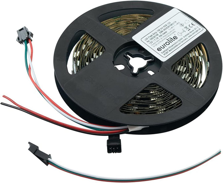 EUROLITE LED Pixel Strip 150 5m RGB 12V | Digitaler LED-Pixelstreifen mit RGB-LEDs für den Innenbere