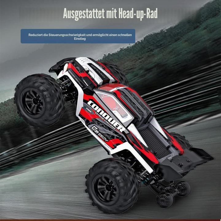 X-Verse 1:16 Ferngesteuertes Auto, 50KM/H Kohlebürste Motor RC Hohe Geschwindigkeit Offroad Drift Re