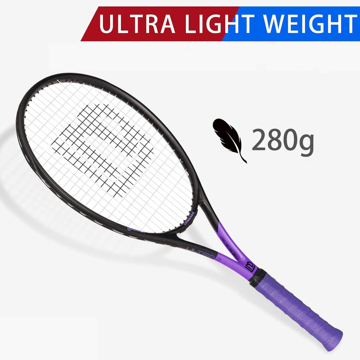 LUNNADE Tennisschläger für Erwachsene, 27 Zoll Leicht Tennisschläger mit Hülle, Geeignet für Damen H